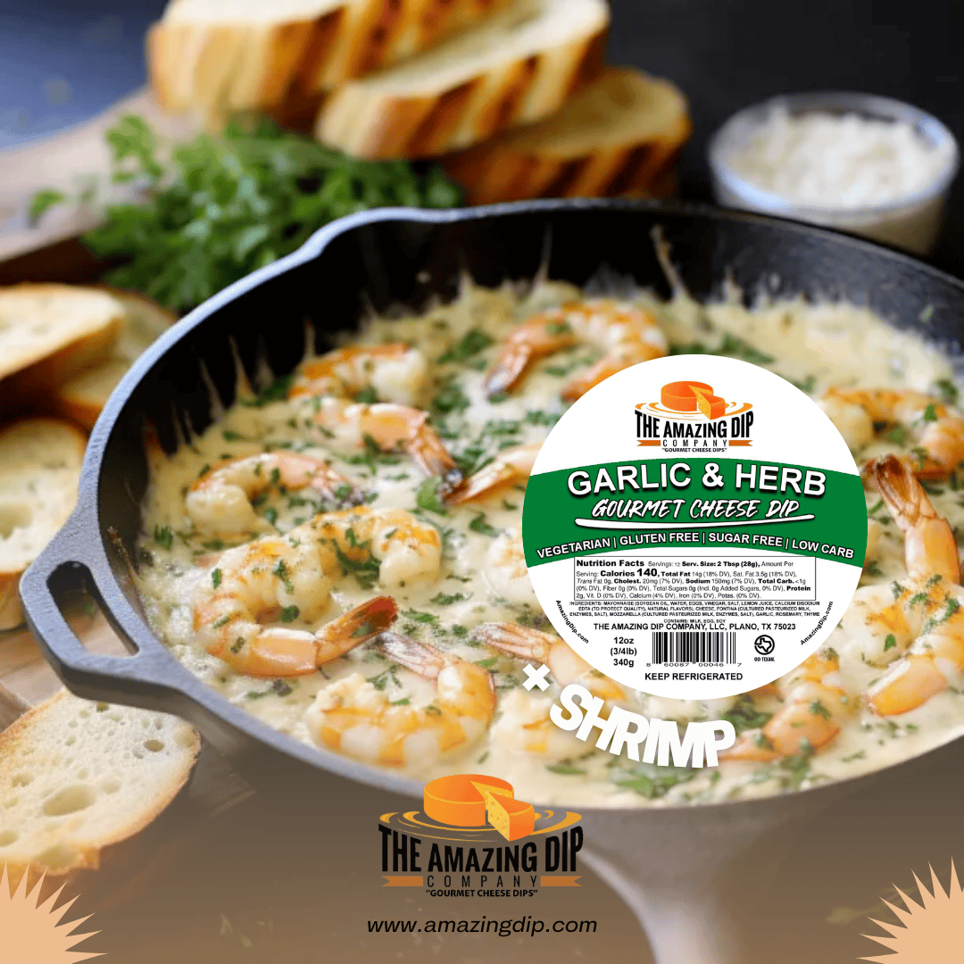 Garlic & Herb Fontina Cheese Dip Shrimp Scampi Recipe Garlic & Herb Fontina Cheese Dip Shrimp Scampi Recipe